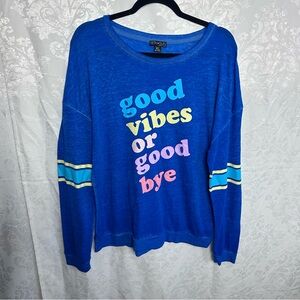 ⭐️FIFTH SUN Long Sleeve Tee with Colorful Text‎